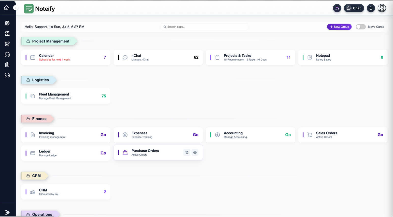 Noteify Dashboard Preview